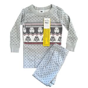 Hanna Andersson Star Wars 2 Piece Long Sleeve Pajamas Organic Size 18-24 Months
